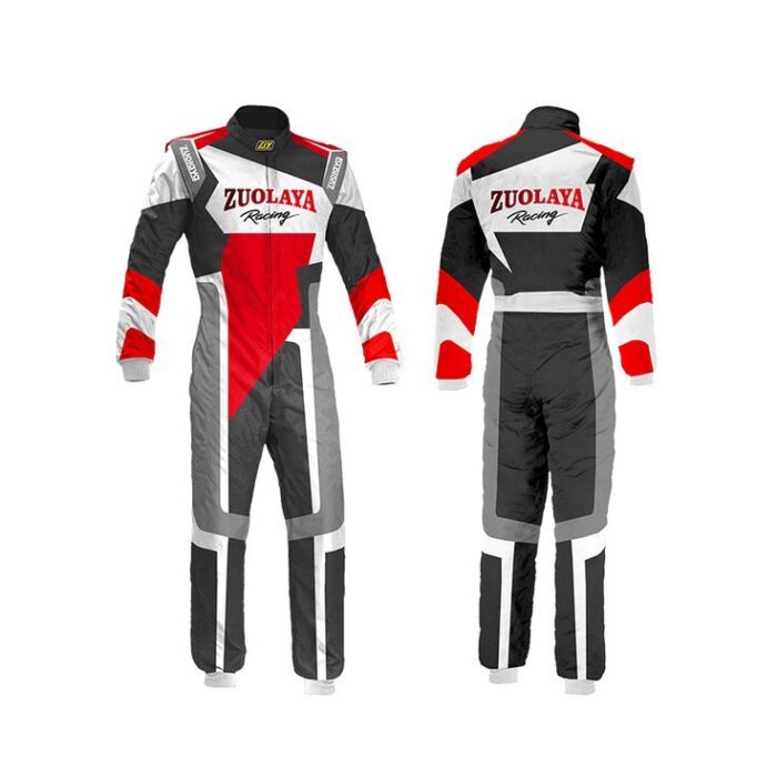 Kart Racing Embroidered Suit